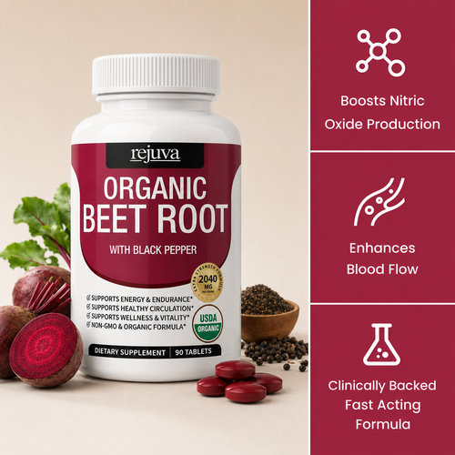 Organic Beetroot Capsules (1,000mg)